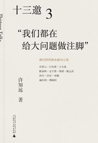 好书推荐：《十三邀.3“我们都在给大问题做注脚”》