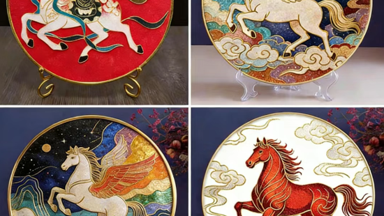 活动报名 | 怒江州图书馆2026年“金马迎春 非遗过年”掐丝珐琅画绘制活动开始报名啦