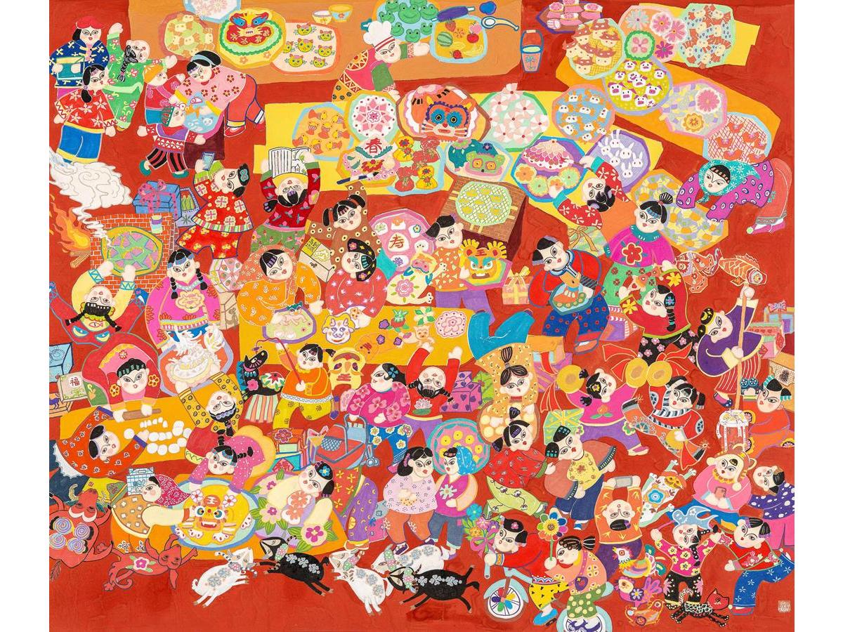 陈果：花馍香里闹新春
