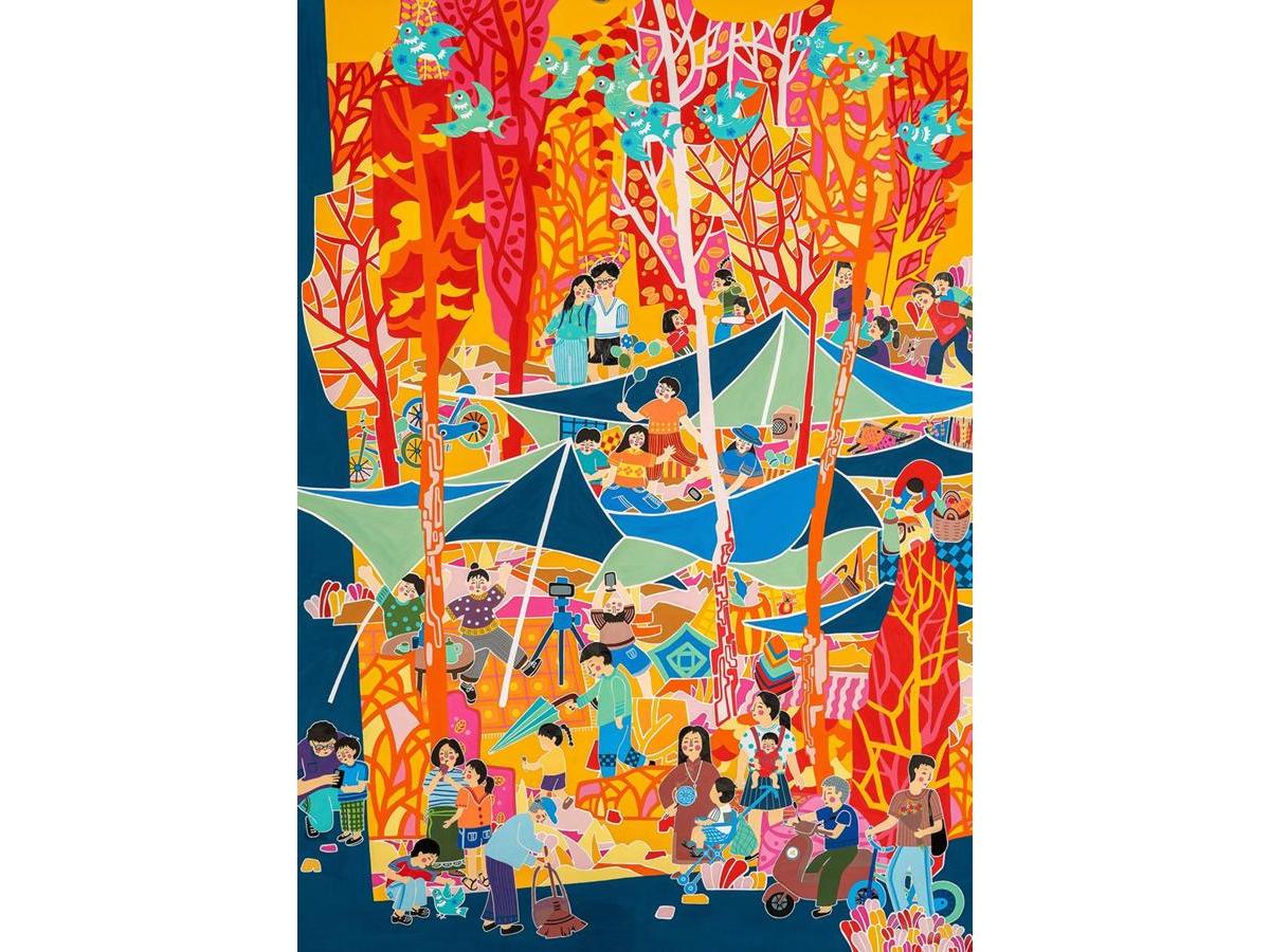 方喆：乡林焕彩乐盈盈
