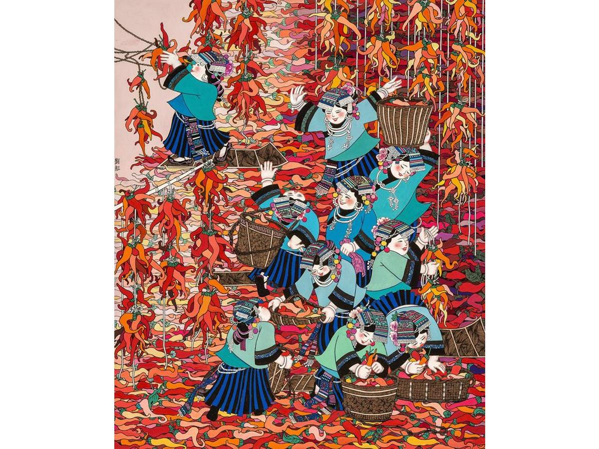 刘红：辣椒丰收红似火
