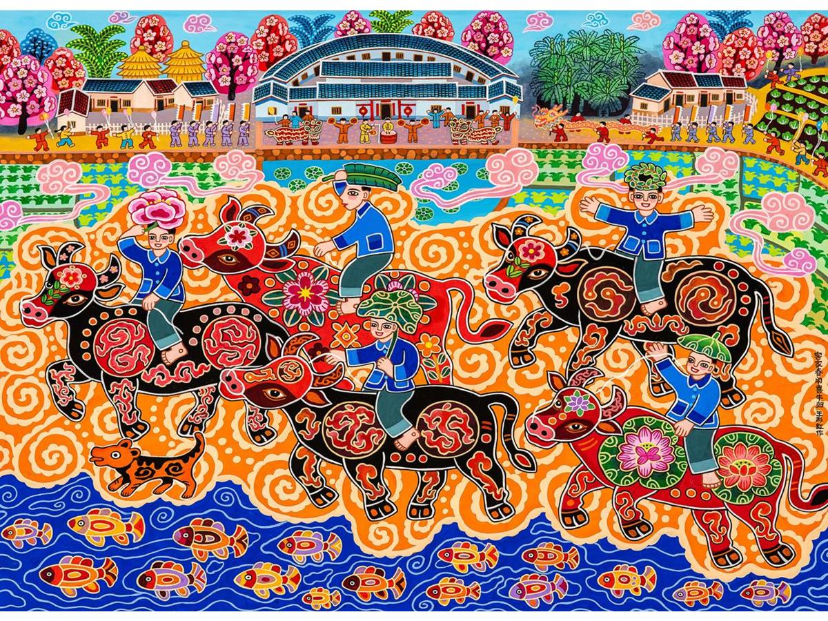 王彩红：客家春闹喜牛归
