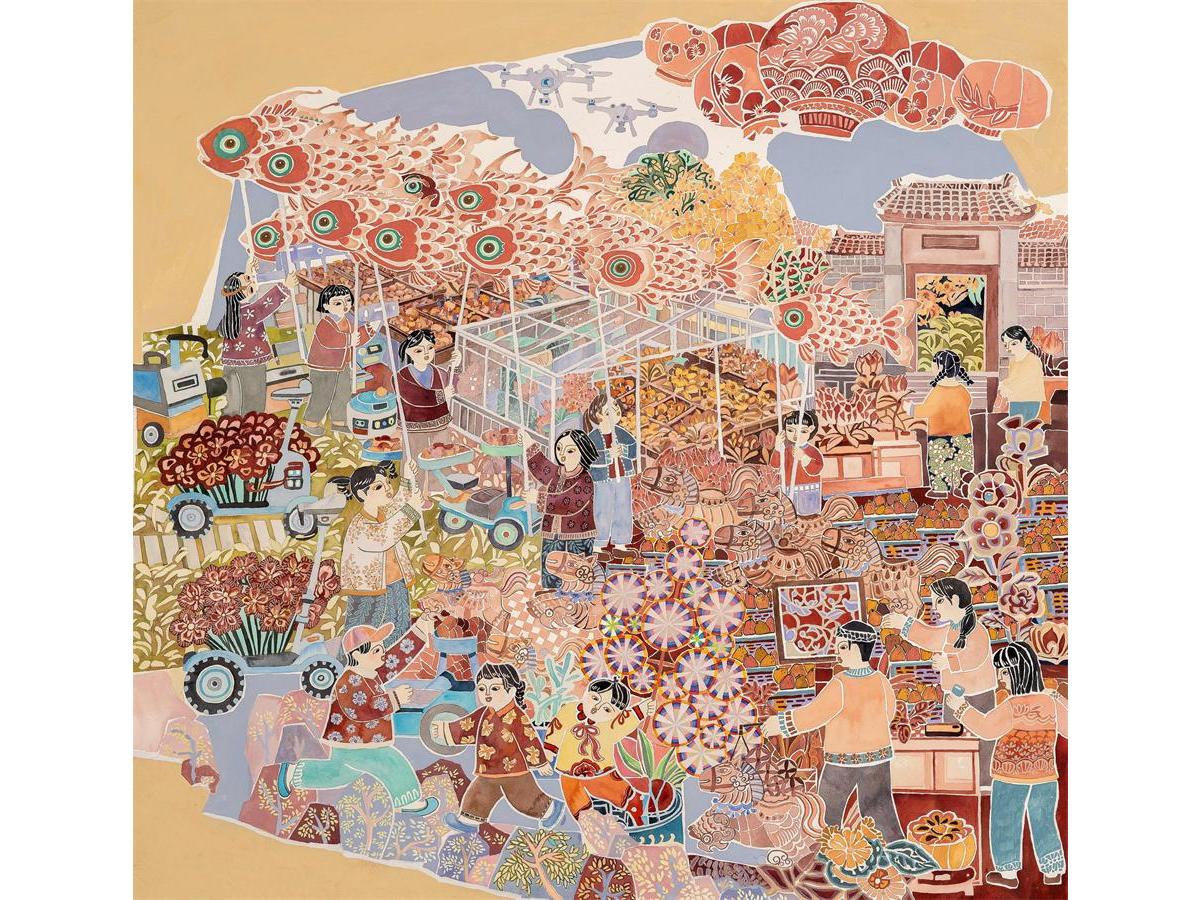 徐珩：盈仓好物贺丰年
