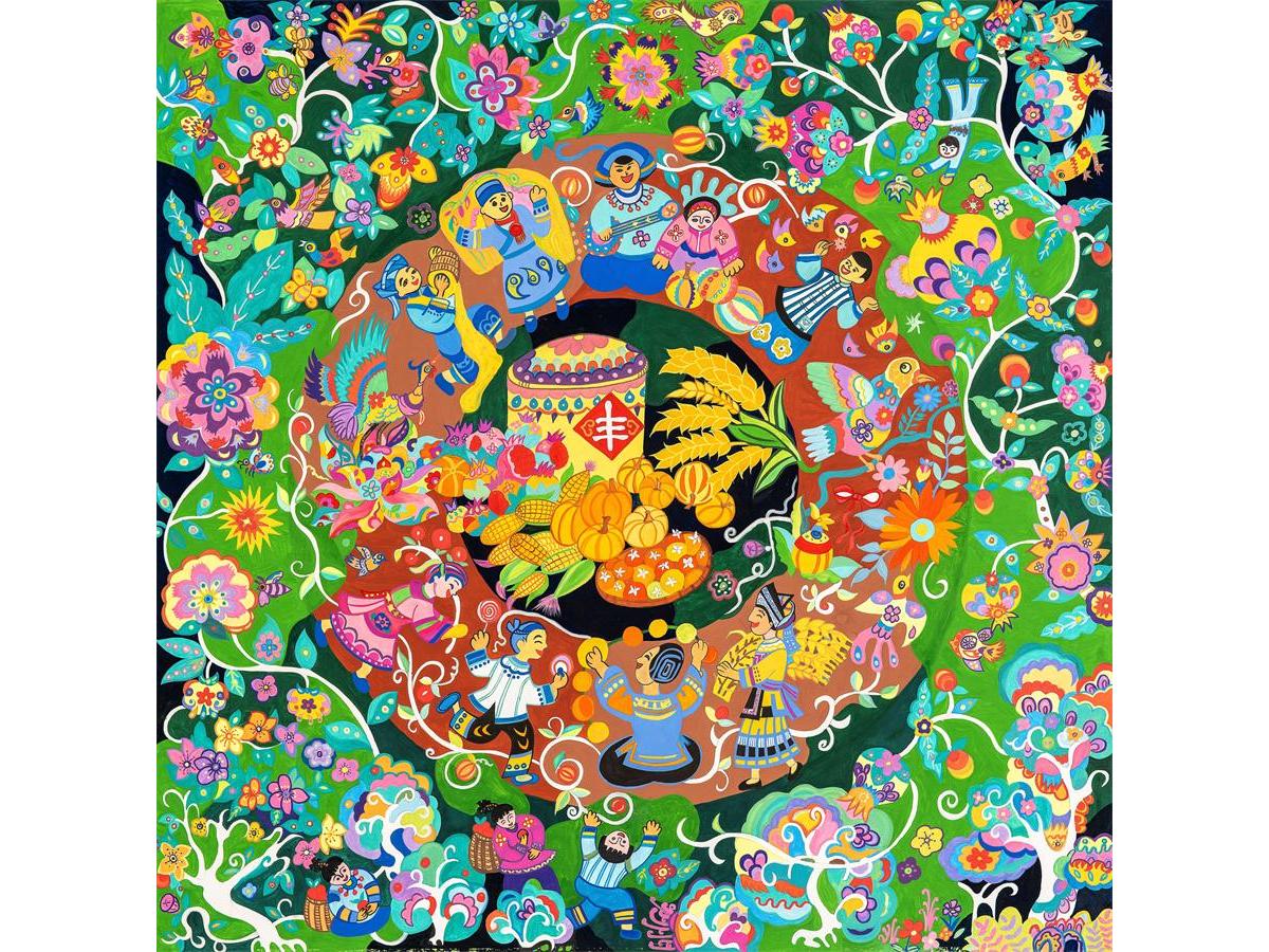 朱琳：大地欢歌  丰收盛景
